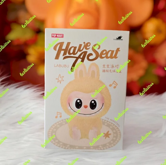 POPMART LABUBU HAVE A SEAT VINYL PLUSH PENDANT *SEALED* - Picture 1 of 5